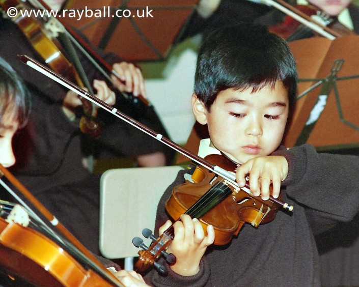 My beautiful picture of young violinist Purley, London by Epsom Photography..