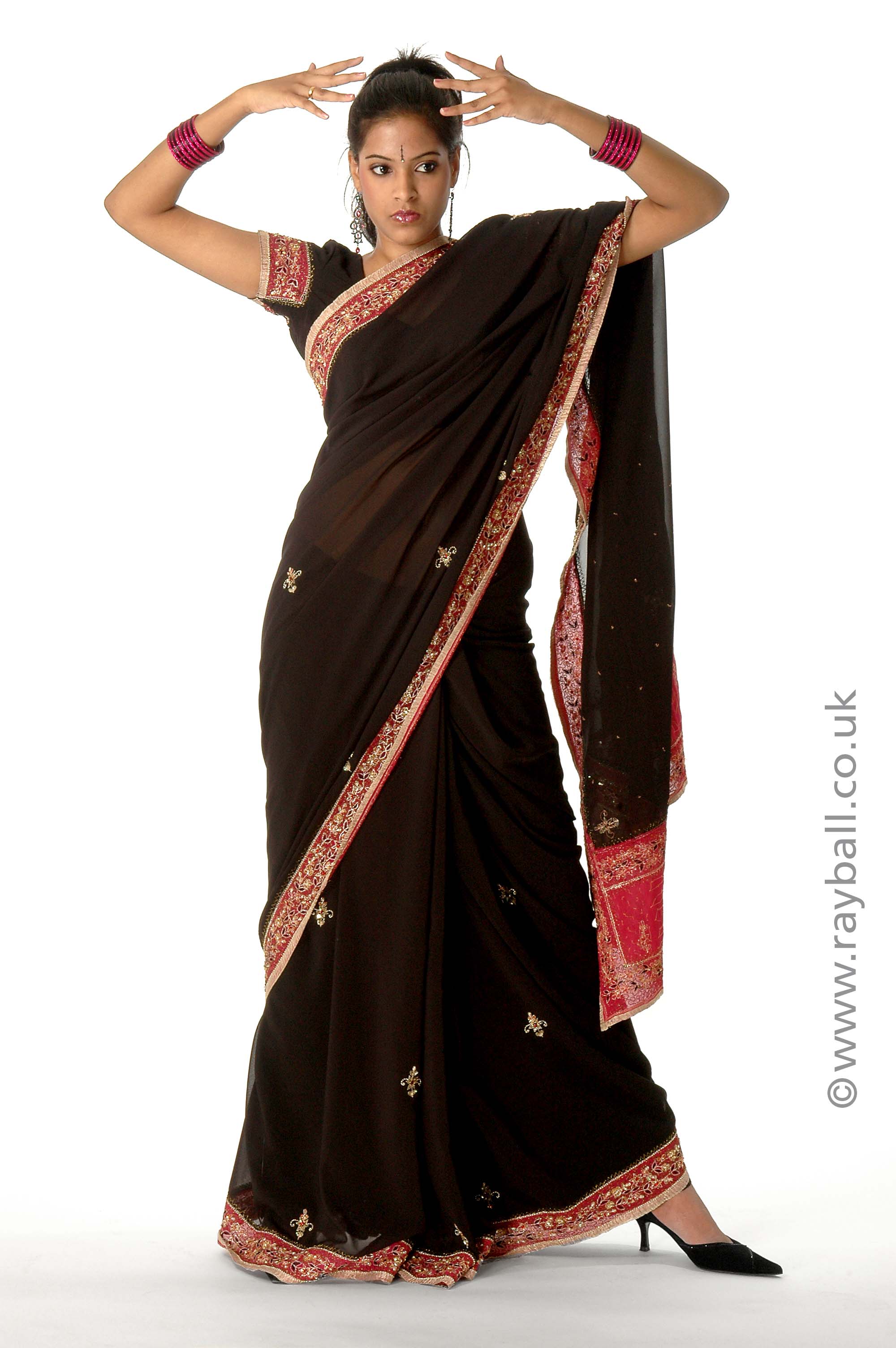 Tadworth model in sari at Epsom Photography Studio KT18.